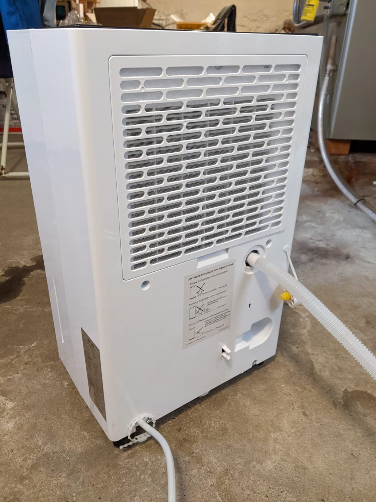 LUBAIR dehumidifier customer photo review
