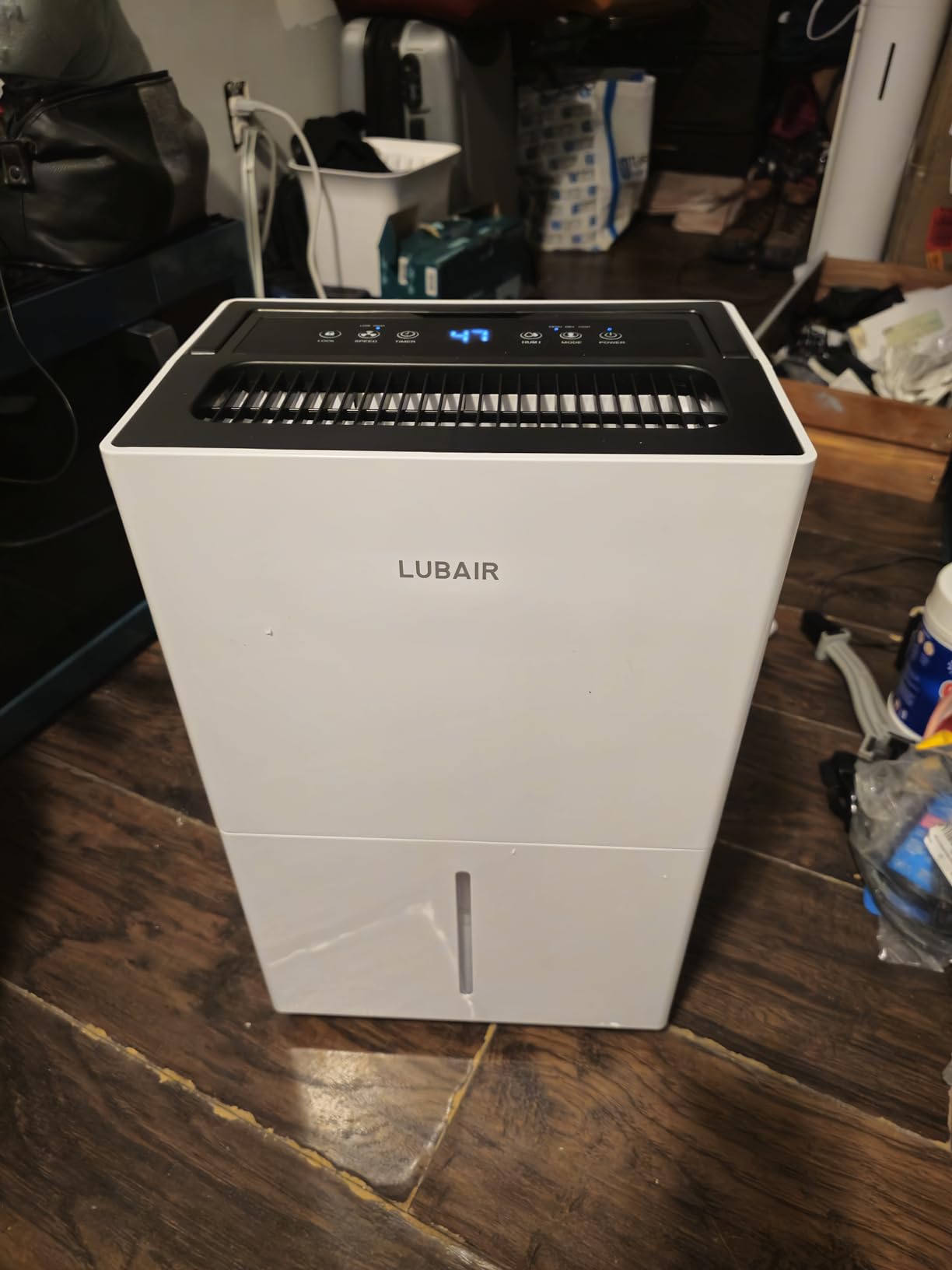LUBAIR dehumidifier customer setup photo review